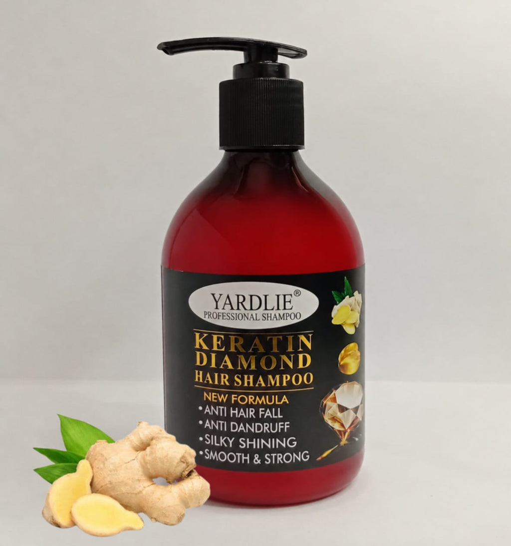 Yardlie Keratin Diamond Hair Shampoo – Anti Hair Fall & Anti Dandruff Formula  550g.
