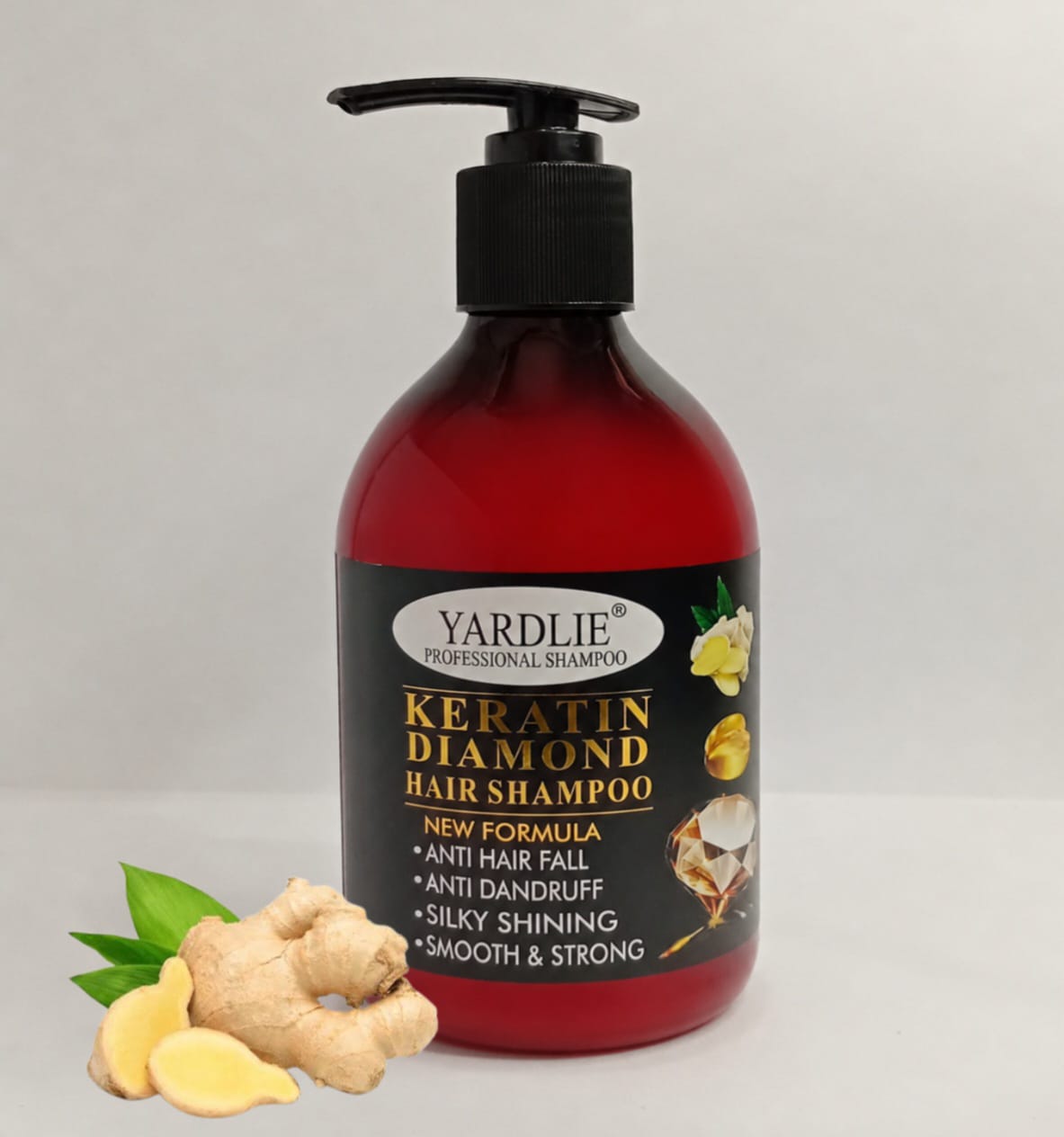 Yardlie Keratin Diamond Hair Shampoo – Anti Hair Fall & Anti Dandruff Formula  550g.